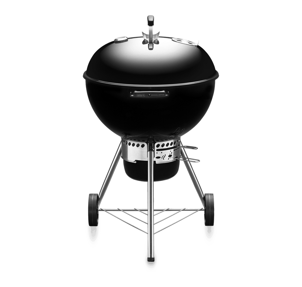 Weber 57cm (22.5") Original Kettle Premium Charcoal Grill GBS with Thermometer - reddotgreendot