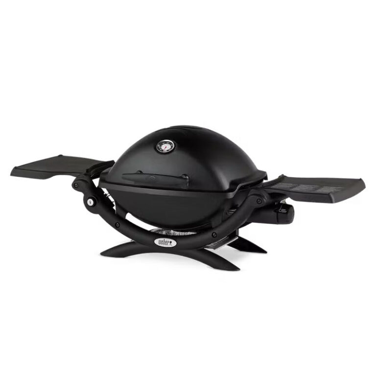 Weber Q1200 Gas Grill with Thermometer - reddotgreendot