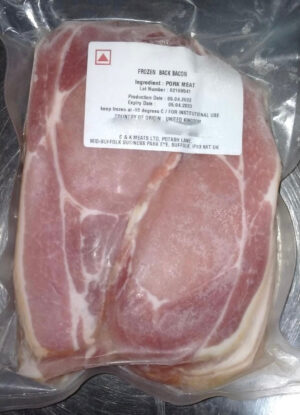 Smoked Back Bacon UK 1kg - reddotgreendot