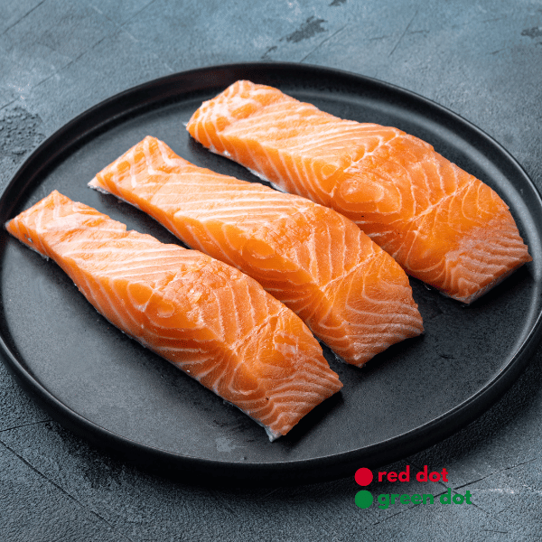 Fresh Chilled Salmon Portions 170g-190g pc A Grade Sashimi Grade 3