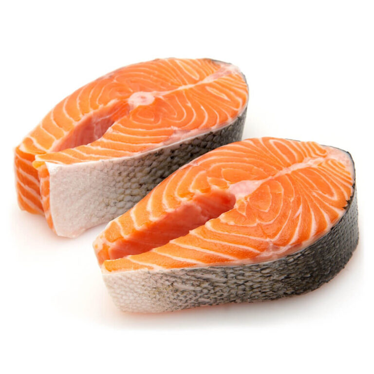 Fresh Chilled Salmon Steaks 150g-170g pc A Grade Sashimi Grade 1