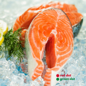 Fresh Chilled Salmon Steaks 150g-170g pc A Grade Sashimi Grade 2