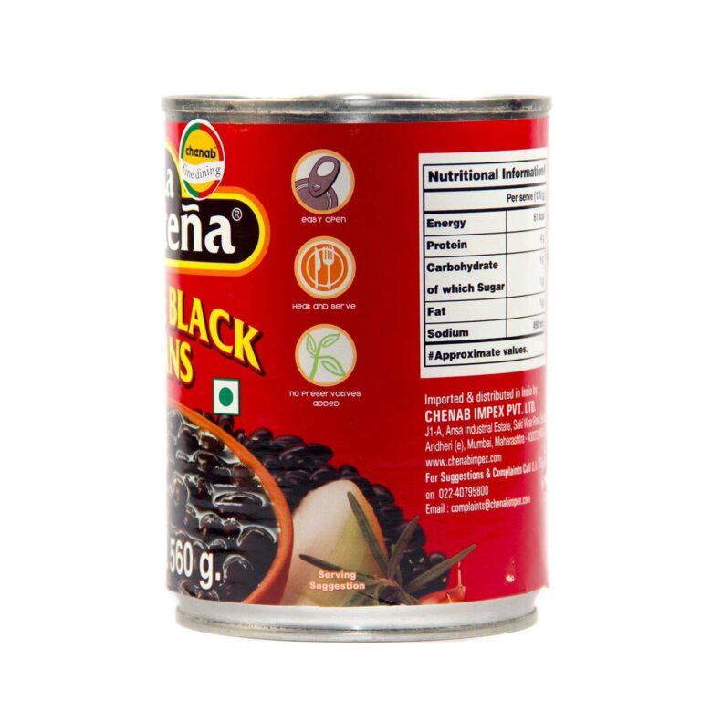 La Costena Whole Black Beans Haricots Noirs Entiers 560g - reddotgreendot