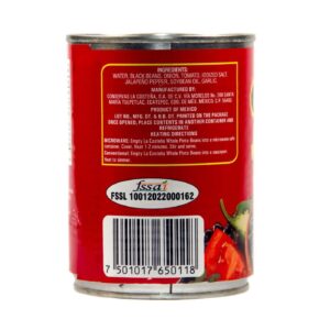 La Costena Whole Black Beans Haricots Noirs Entiers 560g - reddotgreendot