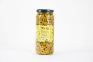 Le Chef Sliced Green Olives 450g - Image 2