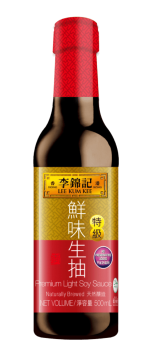 Lee Kum Kee Premium Light Soy Sauce Bottle 500ml - reddotgreendot