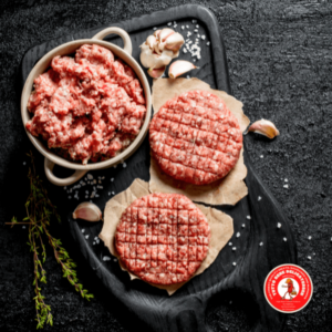 Pork Bacon Burger Patties (4x125g) 500g/pack - reddotgreendot