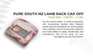 Lamb Rack Cap Off - reddotgreendot