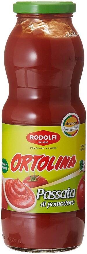 Rodolfi Mansueto Ortolina Passata Tomato Puree 690g - reddotgreendot