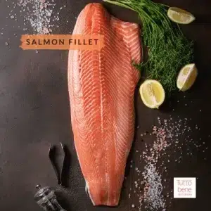 Salmon Fillet Frozen Norwegian C-Trim with Skin 1.50-1.60kg