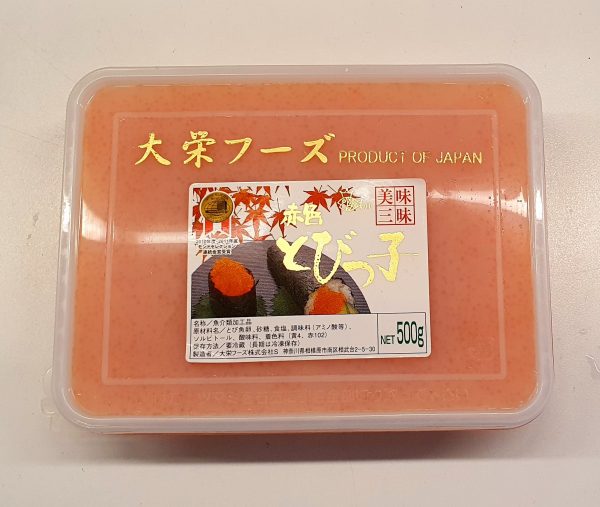 Tobiko Flying Fish Roe 500g Tubs - reddotgreendot