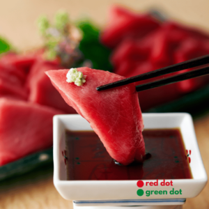 Tuna Saku Yellowfin Wild Caught - reddotgreendot