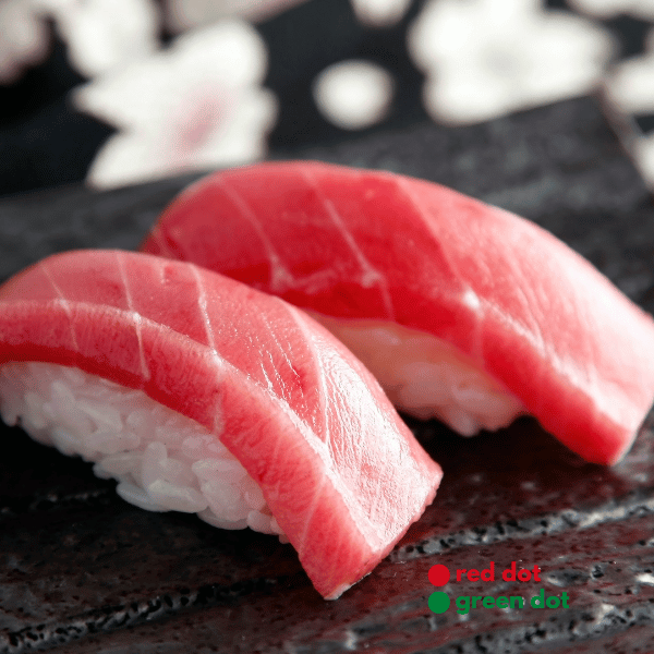 Tuna Saku Yellowfin Wild Caught - reddotgreendot