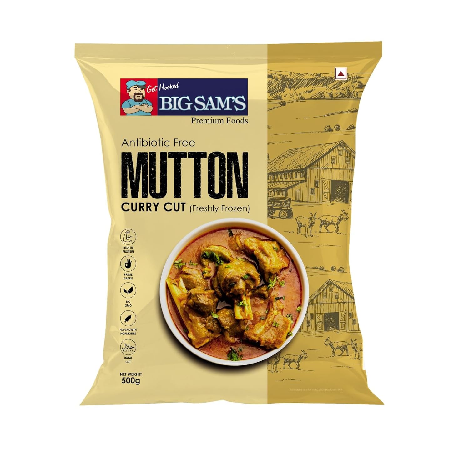 Big Sams Mutton Curry Cut 500g