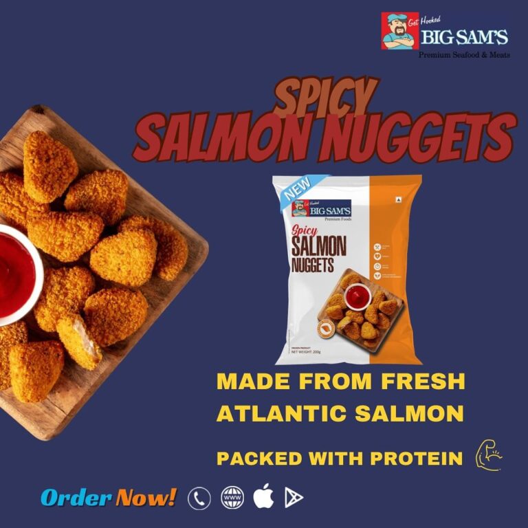 Big Sams Norwegian Salmon Nuggets 200g