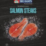 Big Sams Norwegian Salmon Steaks 250g