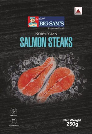 Big Sams Norwegian Salmon Steaks 250g