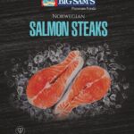 Big Sams Norwegian Salmon Steaks 250g