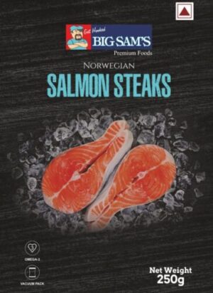 Big Sams Norwegian Salmon Steaks 250g