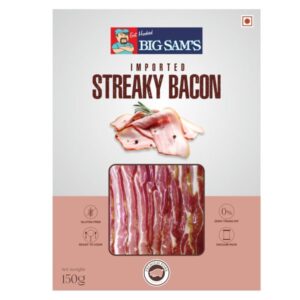 Big Sams Pork Streaky Bacon 150g