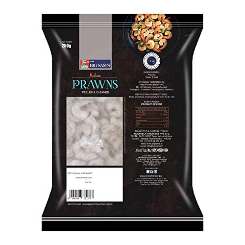 Big Sams Prawns Medium 250g