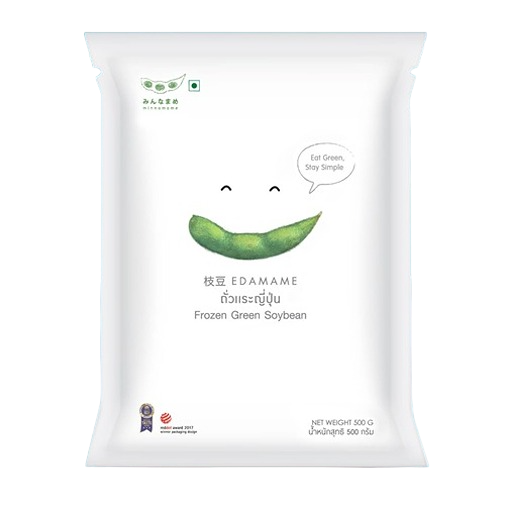 Minnamame Frozen Edamame with Pods 500g