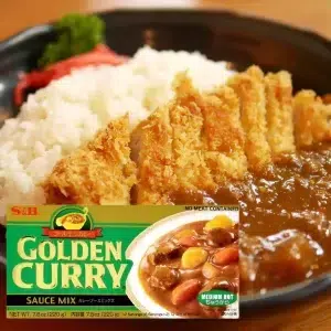 S&B Golden Curry Sauce Mix Medium Hot 220g