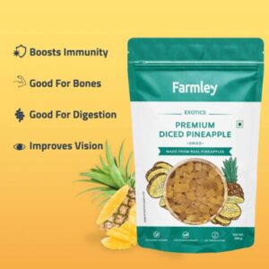 Farmley Dried Pineapple Bites 200g - Image 4